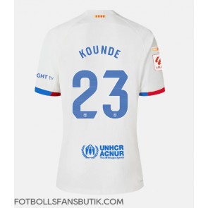 Barcelona Jules Kounde #23 Replika Bortatröja 2023-24 Kortärmad